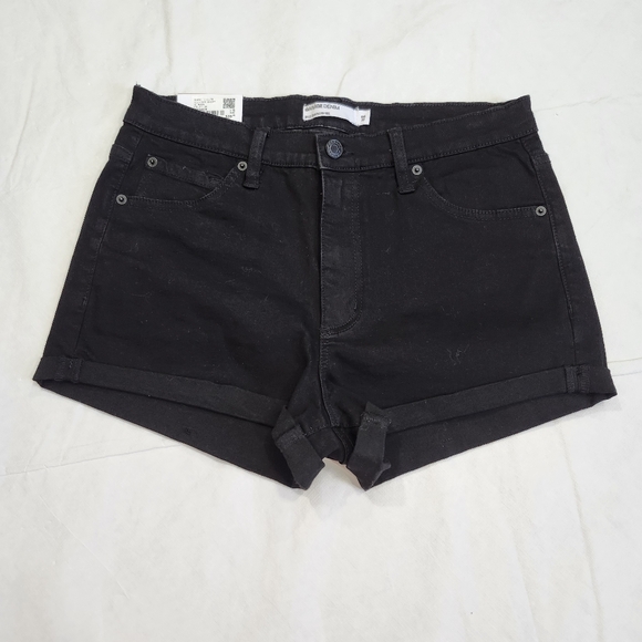 Garage Demin Size 09 Women's Black Denim Shorts - Picture 1 of 9